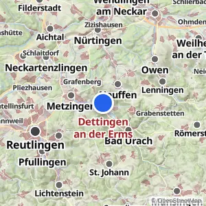 Kartenvorschau Dettingen an der Erms