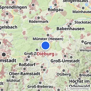 Kartenvorschau Dieburg