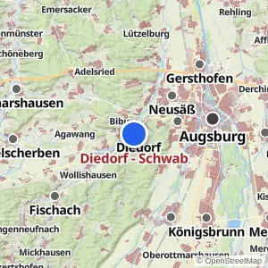 Kartenvorschau Diedorf - Schwab
