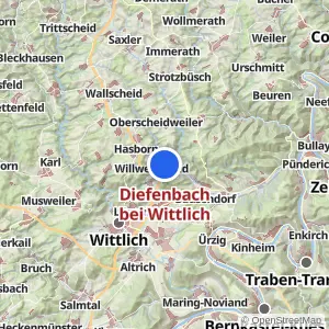 Kartenvorschau Diefenbach bei Wittlich