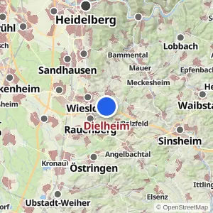 Kartenvorschau Dielheim