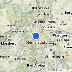 Kartenvorschau Diemelstadt