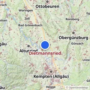 Kartenvorschau Dietmannsried
