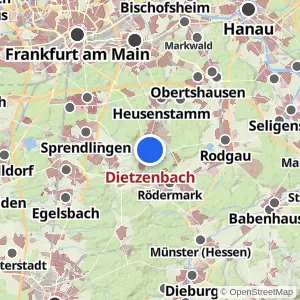 Kartenvorschau Dietzenbach