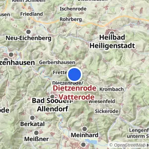 Kartenvorschau Dietzenrode - Vatterode
