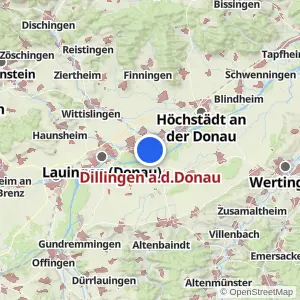 Kartenvorschau Dillingen a.d.Donau