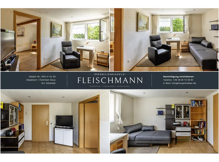 Wohnzimmer/ Schlafzimmer EG