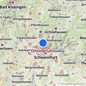 Kartenvorschau Dittelbrunn