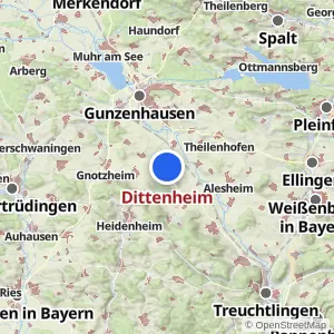 Kartenvorschau Dittenheim