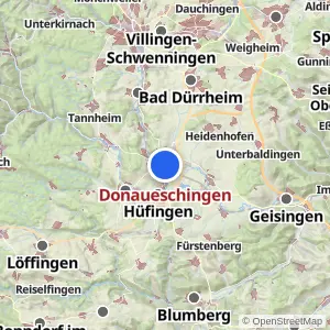 Kartenvorschau Donaueschingen
