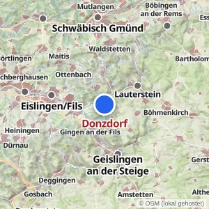 Kartenvorschau Donzdorf