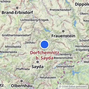 Kartenvorschau Dorfchemnitz b. Sayda