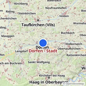 Kartenvorschau Dorfen - Stadt