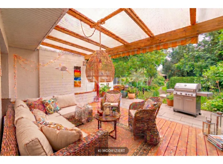 Überdachte Terrasse Visualisierung