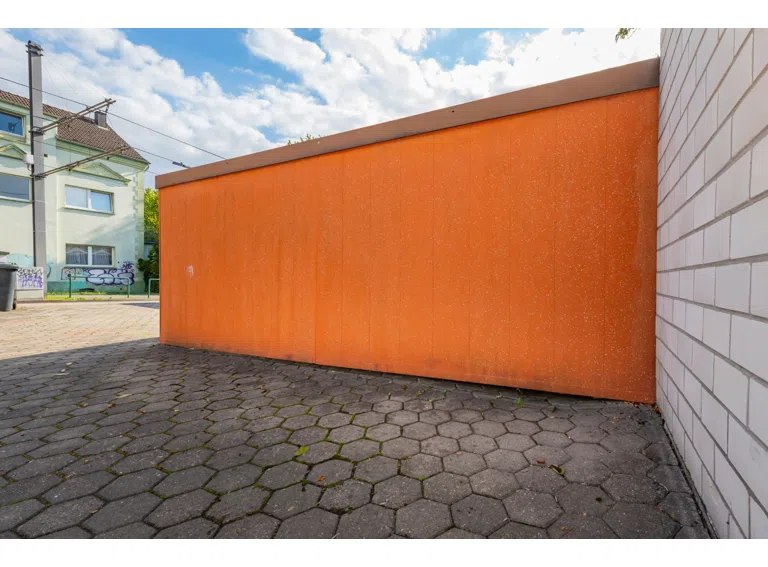 Garagenseite Absenkung