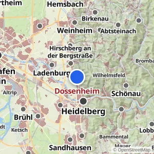 Kartenvorschau Dossenheim