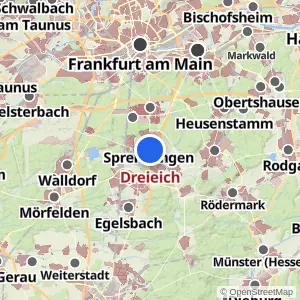 Kartenvorschau Dreieich