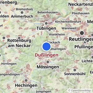 Kartenvorschau Dußlingen