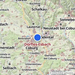Kartenvorschau Dörfles-Esbach