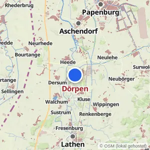 Kartenvorschau Dörpen