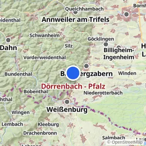 Kartenvorschau Dörrenbach - Pfalz