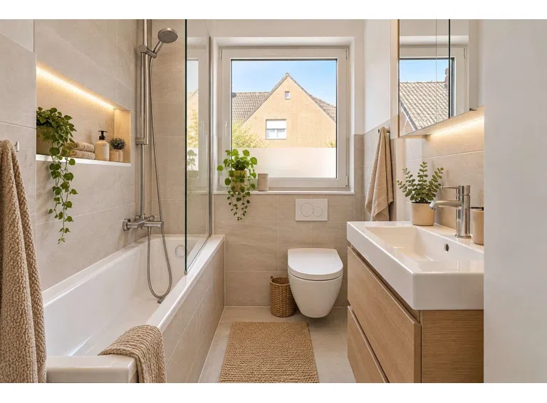 Badezimmer EG Visualisierung