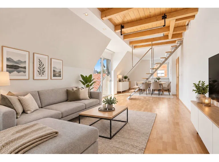Wohnzimmer DG Visualisierung