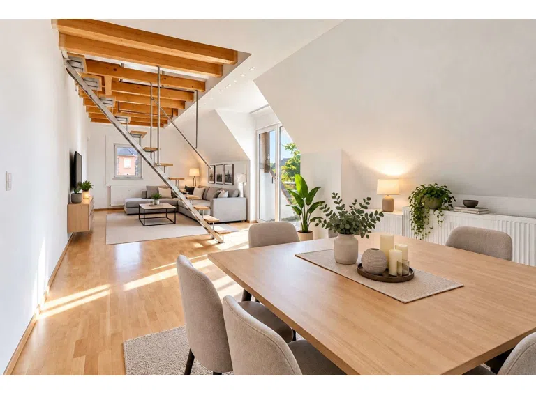 Wohnzimmer DG Visualisierung