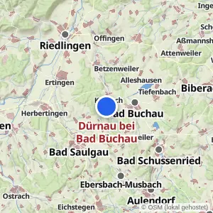 Kartenvorschau Dürnau bei Bad Buchau