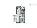 Grundriss 2-Zi-WE