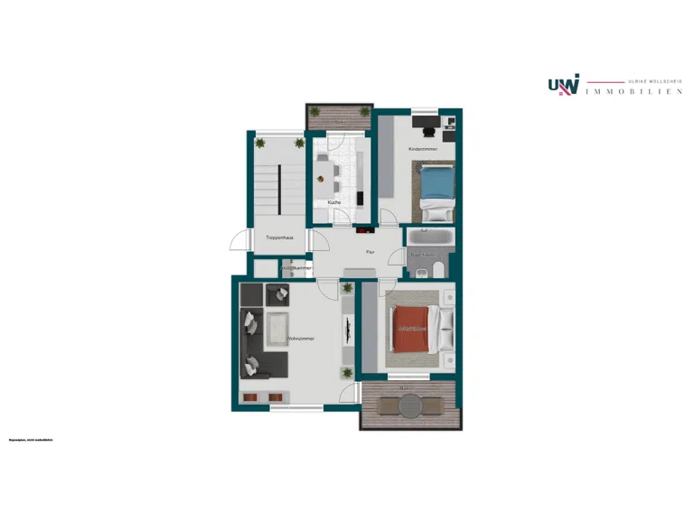 3-Zi-WE - Grundriss