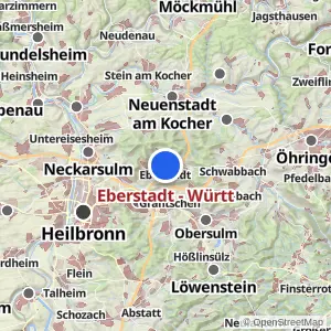 Kartenvorschau Eberstadt - Württ