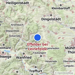 Kartenvorschau Effelder bei Leinefelde