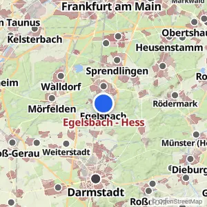 Kartenvorschau Egelsbach - Hess