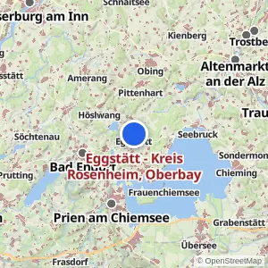 Kartenvorschau Eggstätt - Kreis Rosenheim, Oberbay