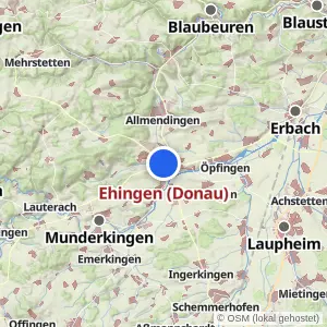 Kartenvorschau Ehingen (Donau)