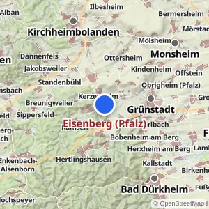 Kartenvorschau Eisenberg (Pfalz)