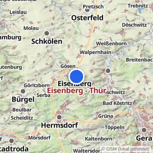 Kartenvorschau Eisenberg - Thür