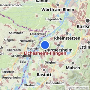 Kartenvorschau Elchesheim-Illingen