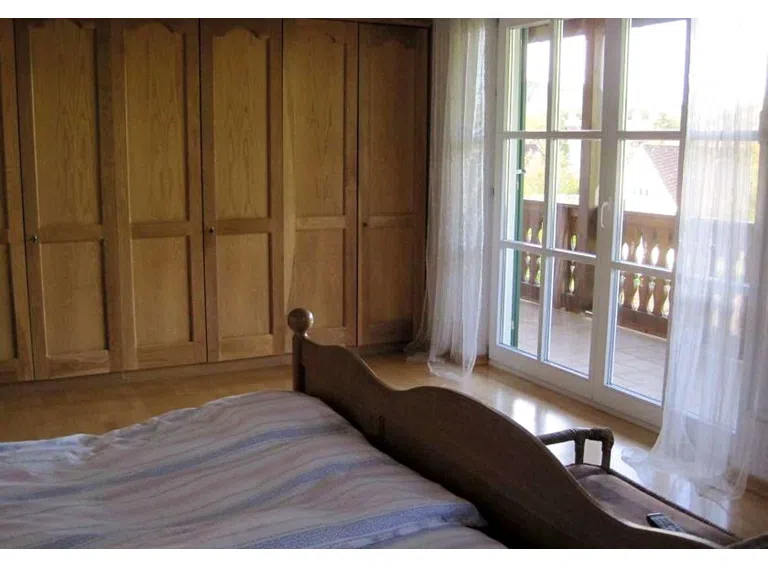 Schlafzimmer mit Balkon