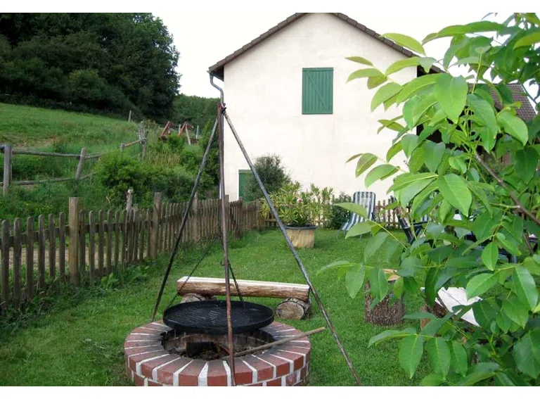 Grillecke im Garten