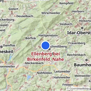 Kartenvorschau Ellenberg bei Birkenfeld, Nahe