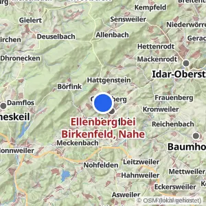 Kartenvorschau Ellenberg bei Birkenfeld, Nahe