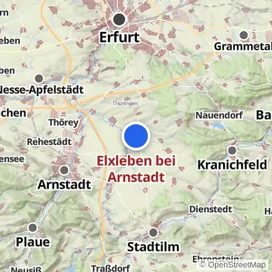 Kartenvorschau Elxleben bei Arnstadt