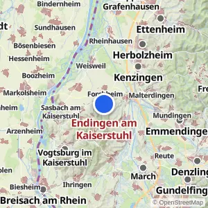 Kartenvorschau Endingen am Kaiserstuhl