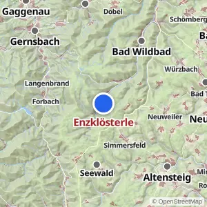 Kartenvorschau Enzklösterle