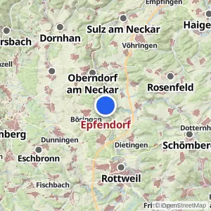 Kartenvorschau Epfendorf