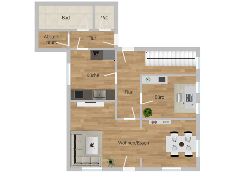 Grundriss Haupthaus EG