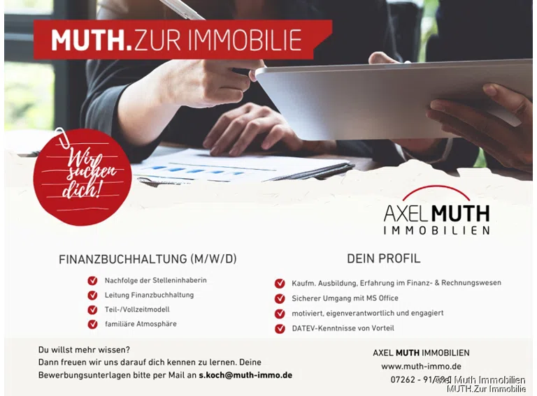 Stellenanzeige