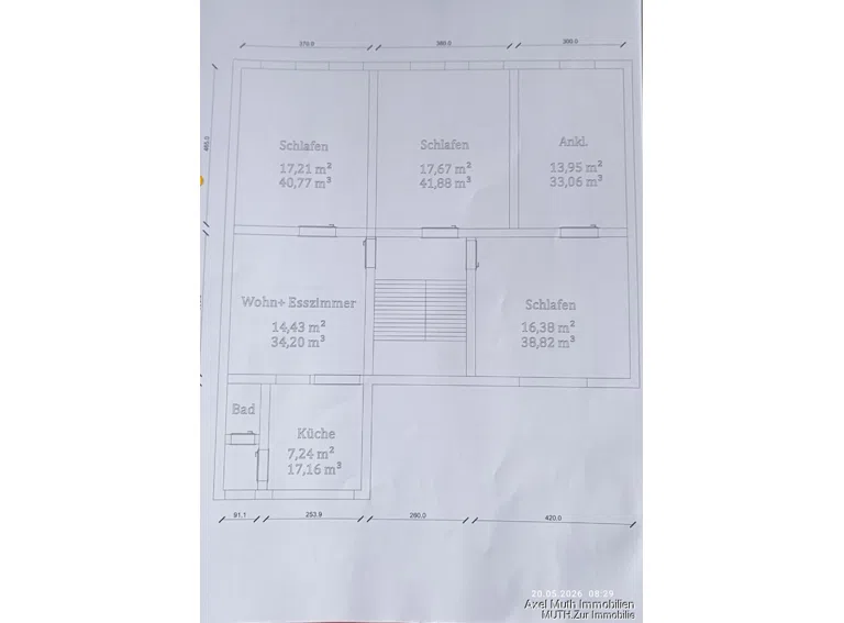 Grundriss Obergeschoss